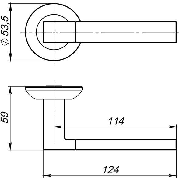 Ручка дверная Ajax furniture K.JK51.Fusion ABG-3 (зеленая бронза) — фото 3