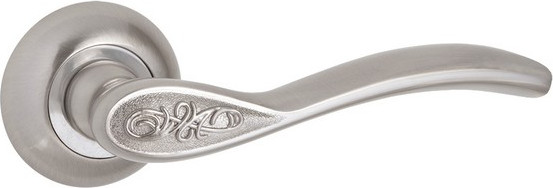 Ручка дверная Ajax furniture R.JR54.Silva SN/CP-3 (матовый никель/хром)