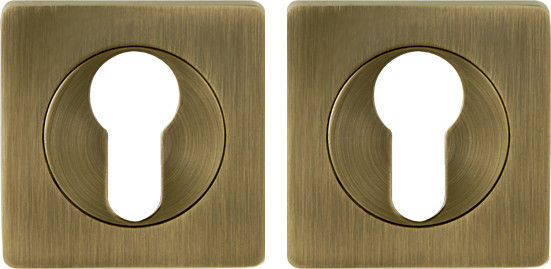 Накладка на цилиндр Ajax furniture ET.K.JK51 ABG-6 (зеленая бронза)