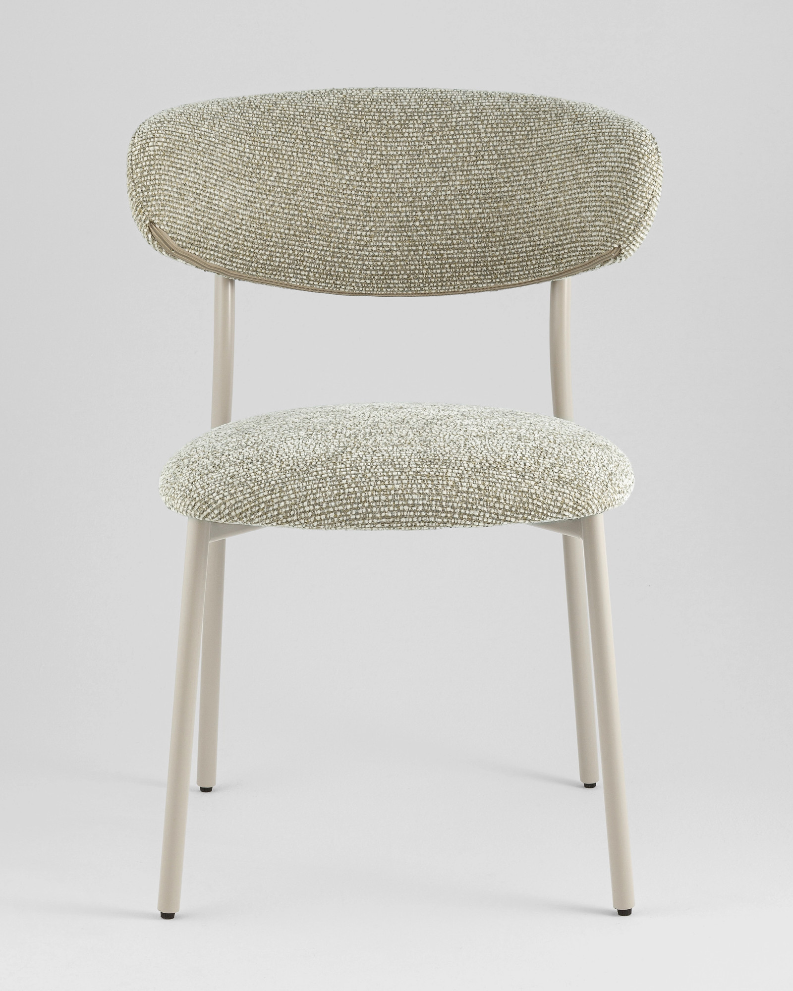 Стул Stool Group Ayla / DX-2547X QY004-10 (бежево-зеленый, кремовые ножки) — фото 3