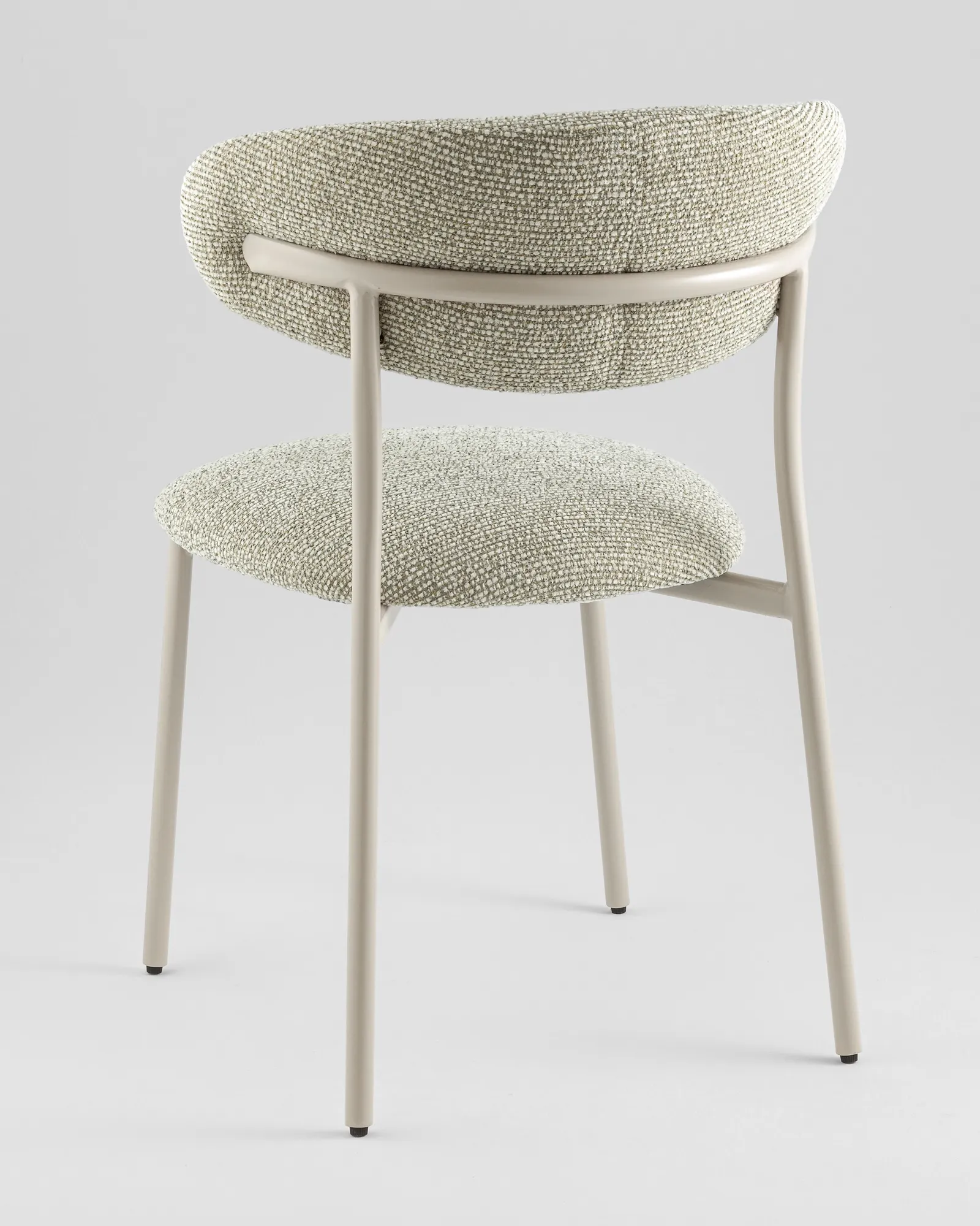 Стул Stool Group Ayla / DX-2547X QY004-10 (бежево-зеленый, кремовые ножки) — фото 6