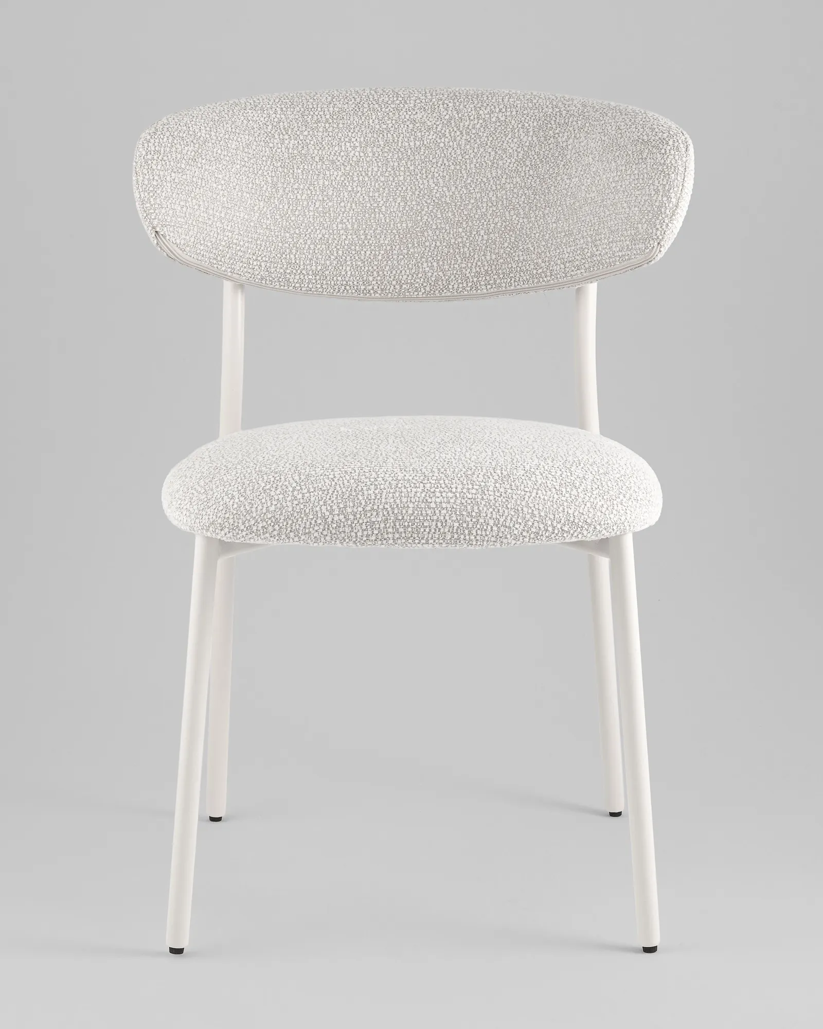 Стул Stool Group Ayla / DX-2547X QY004-2 (серый, белые ножки) — фото 3
