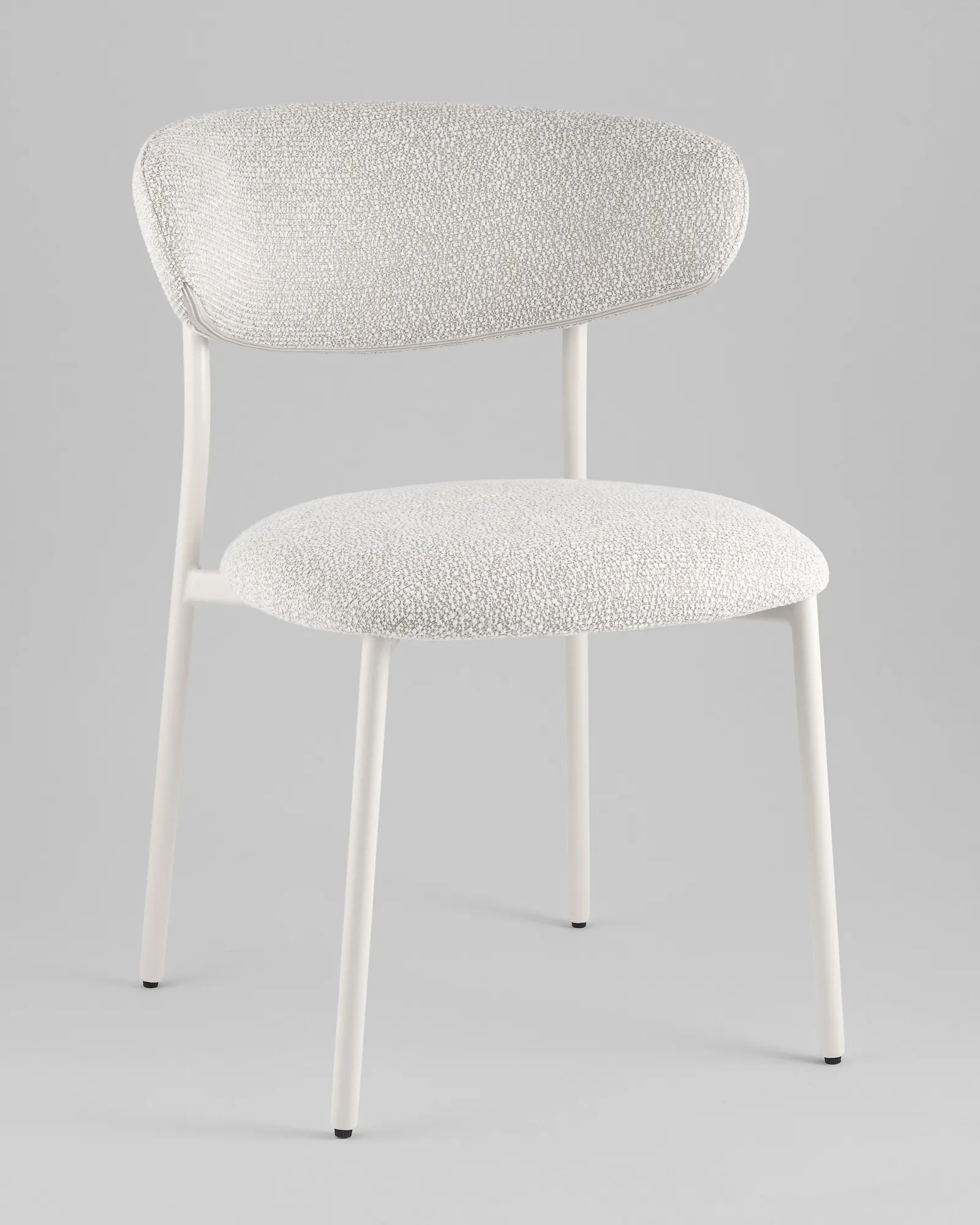 Стул Stool Group Ayla / DX-2547X QY004-2 (серый, белые ножки) — фото 2