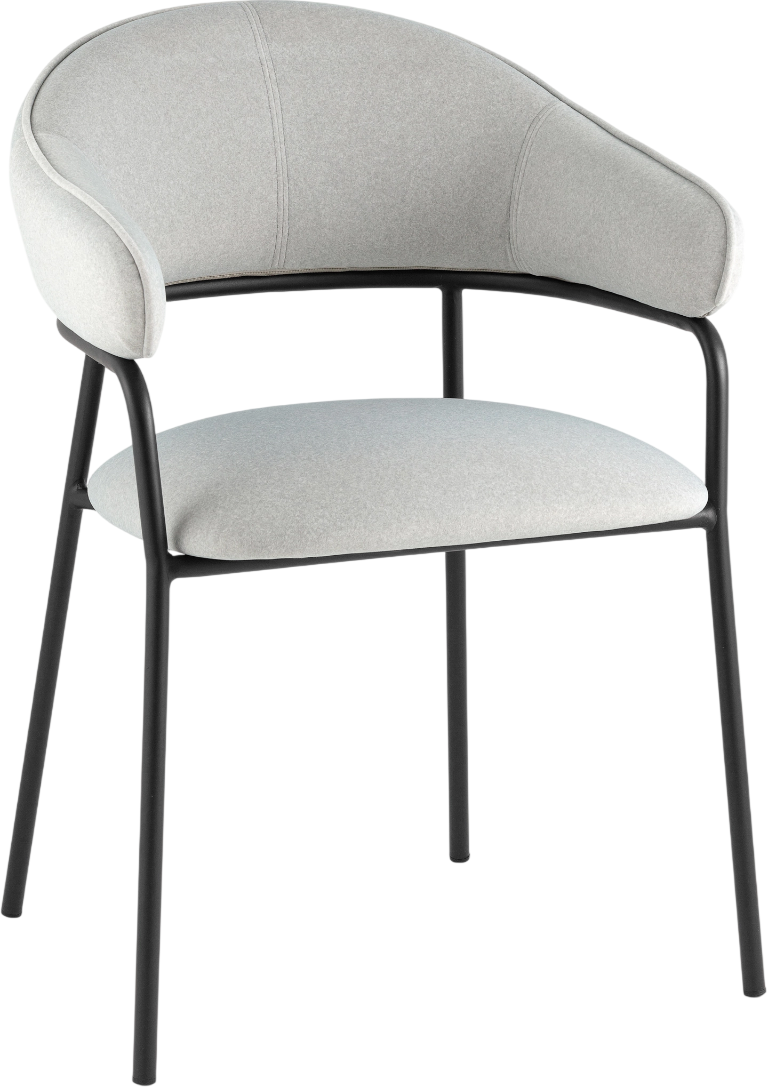 Стул Stool Group Leya / DX-2548 Mohair-151 (светло-серый )