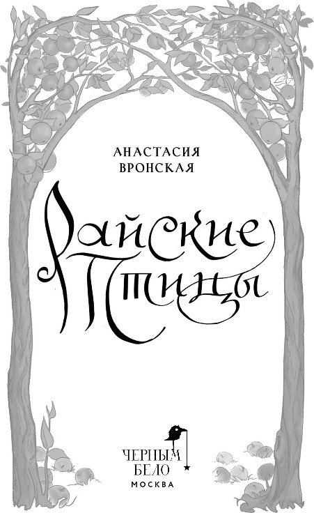 Художественная книга Черным-бело Райские птицы, твердая обложка (Вронская Анастасия) — фото 2
