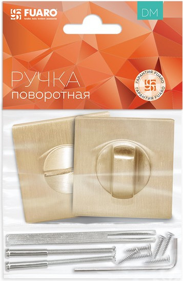 Фиксатор дверной защелки Fuaro BK6.K.DM51 SSG-39 (сатин золото) — фото 2