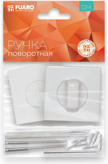 Фиксатор дверной защелки Fuaro BK6.K.DM51 WH-19 (белый) — фото 2