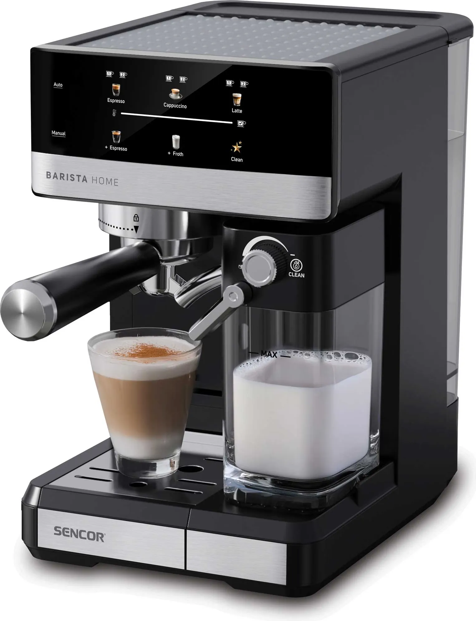 Кофеварка эспрессо Sencor SES 4060 BK