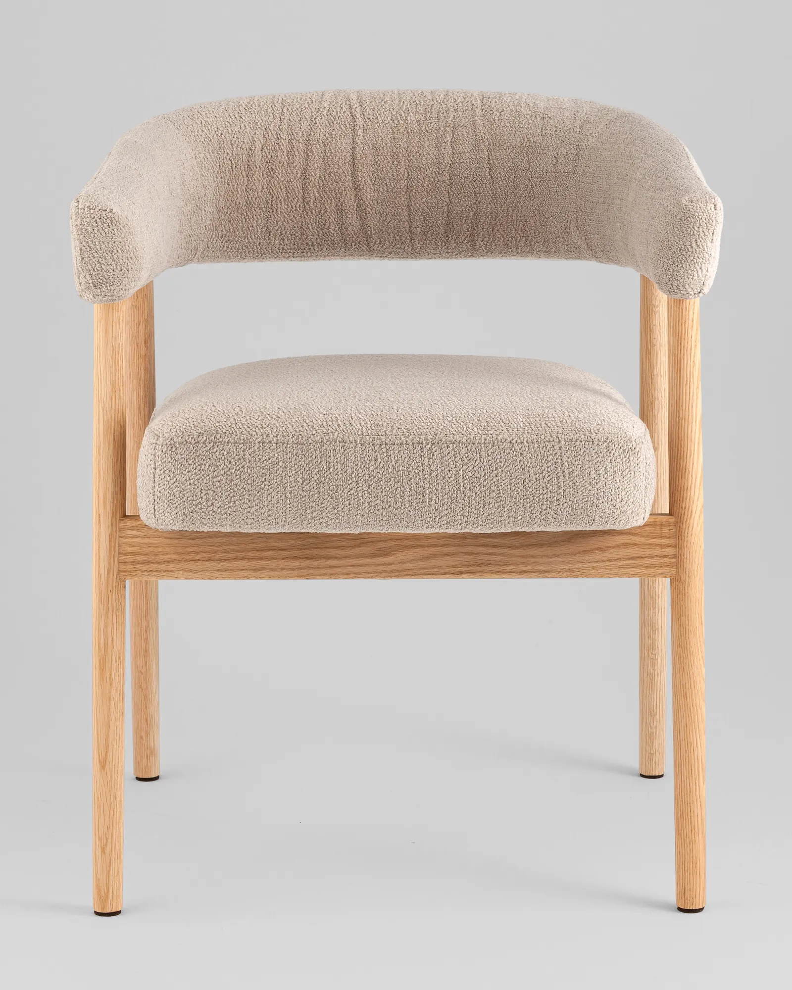 Стул Stool Group Zubo / DM4729-1 OTE-Q-120 Flaxen (с деревянными ножками, бежевый) — фото 3
