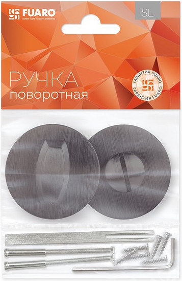 Фиксатор дверной защелки Fuaro BK6.R.SLR52 GR-23 (графит) — фото 2