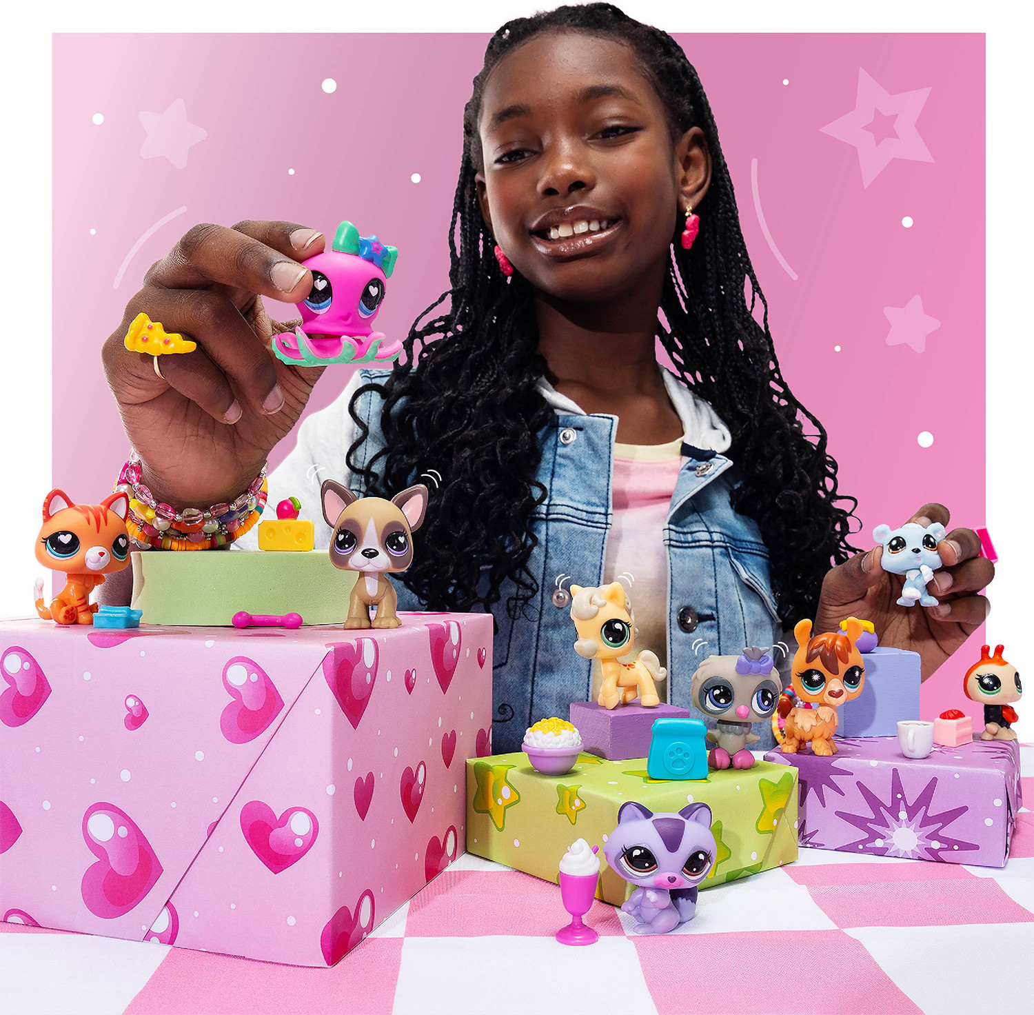 Игровой набор Hasbro Littlest Pet Shop Три друга Сладкоежки / 00738_LPS — фото 3