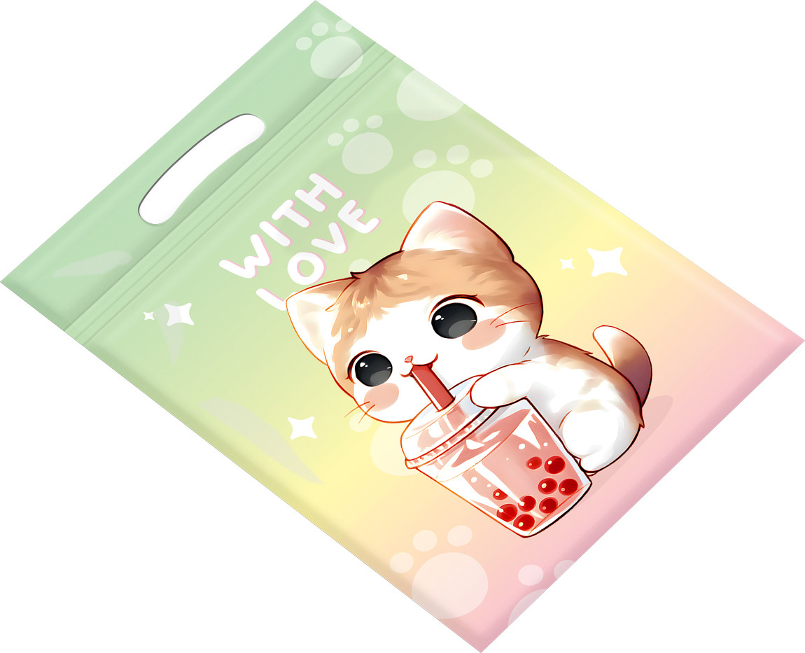 Набор пакетов подарочных Meshu Cute kitten / MS_66871 (35шт) — фото 6