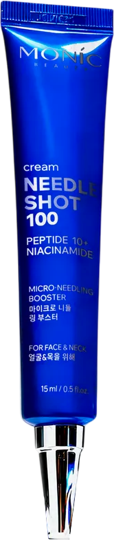 Крем для лица Monic Beauty Needle Shot 100 с микроиглами и комплексом 10 пептидов (15мл)