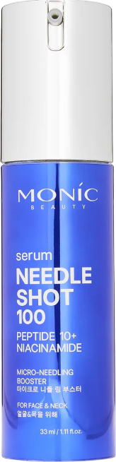 Сыворотка для лица Monic Beauty Needle Shot 100 с микроиглами и комплексом 10 пептидов (33мл)