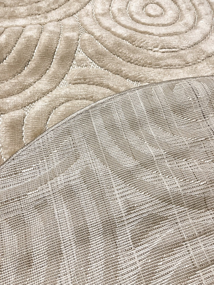 Коврик Valentis Juno E908AP-BEIGE-OVAL (0.8x1.5) — фото 2