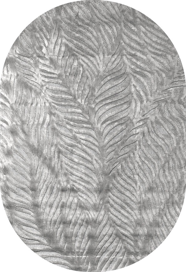 Коврик Valentis Juno G595AG-GREY-OVAL (0.8x1.5)