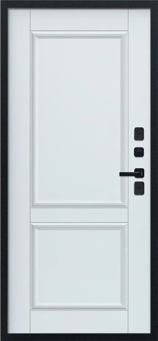 Входная дверь МеталЮр M75 Термо Velluto Bianco (86x205, правая) — фото 3