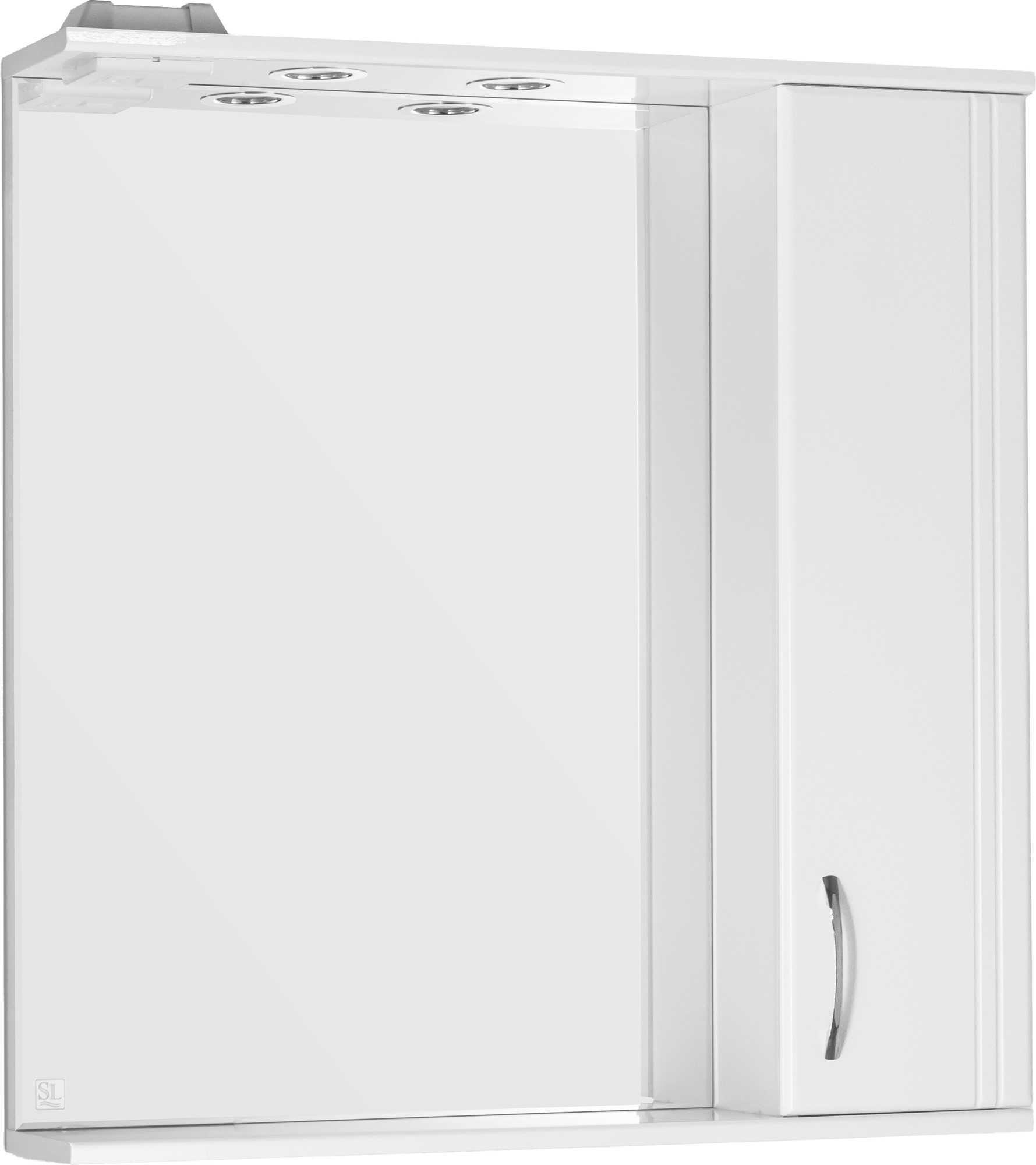 Шкаф с зеркалом для ванной Symbolite Панда 750/С