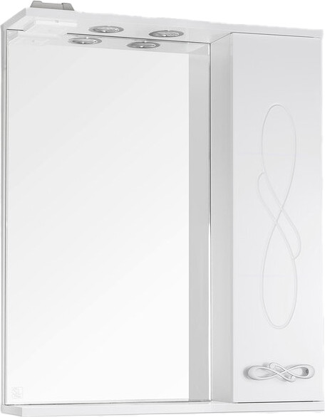 Шкаф с зеркалом для ванной Symbolite Венеция 650/С