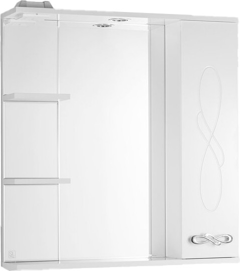 Шкаф с зеркалом для ванной Symbolite Венеция 750/С
