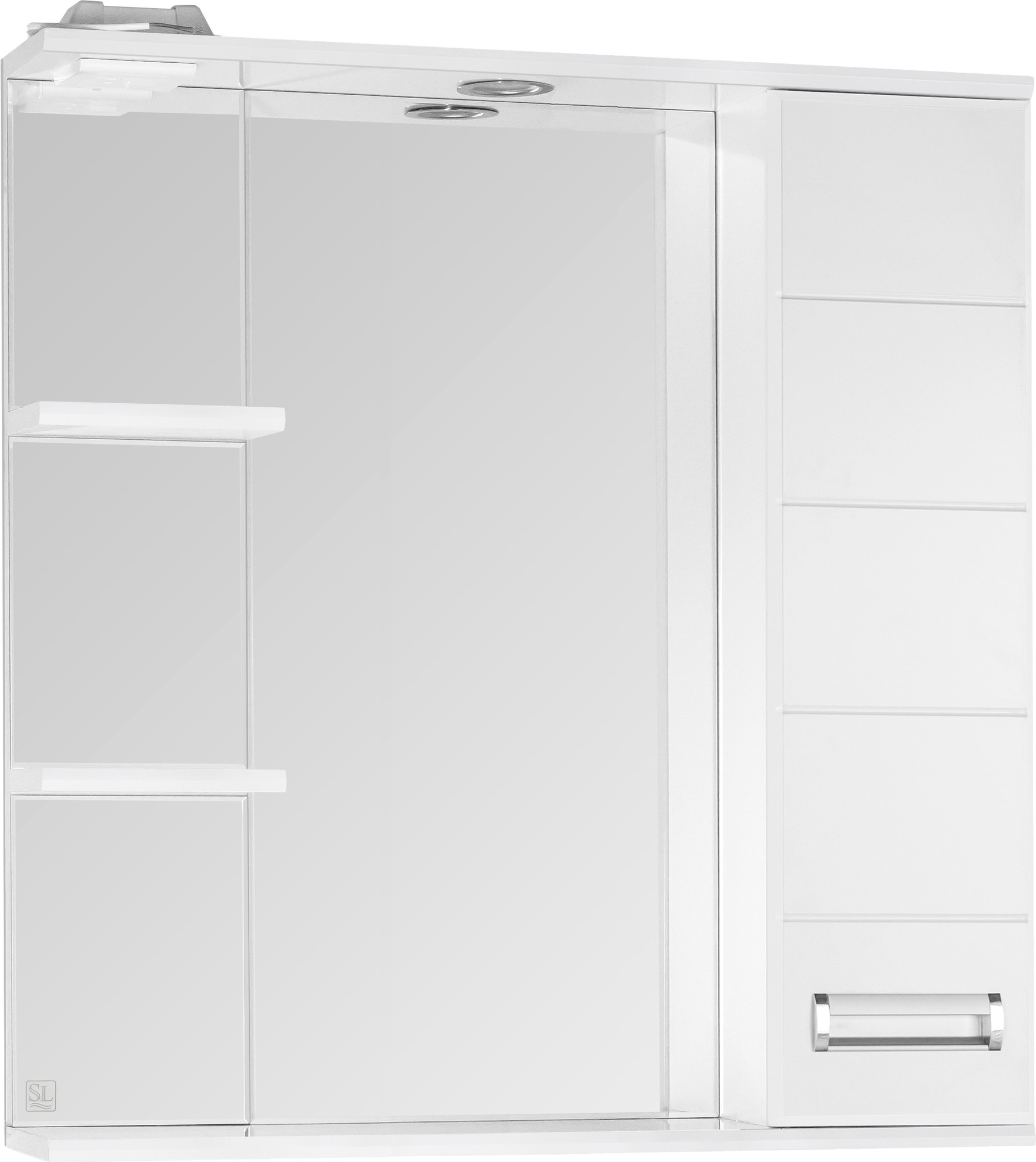 Шкаф с зеркалом для ванной Symbolite Ирис 750/С
