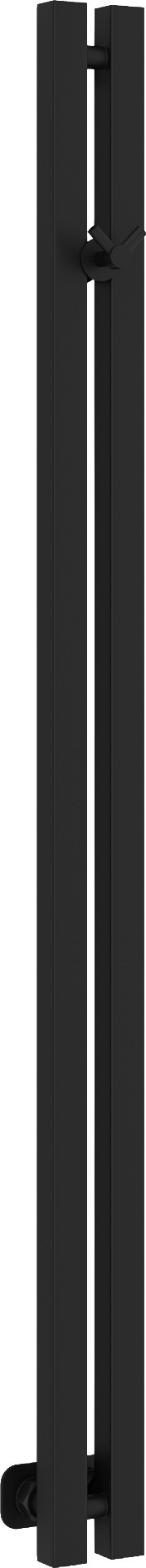 Полотенцесушитель водяной Сунержа Фьорд Pro 1200x50 / 31-0458-1250 (матовый черный)