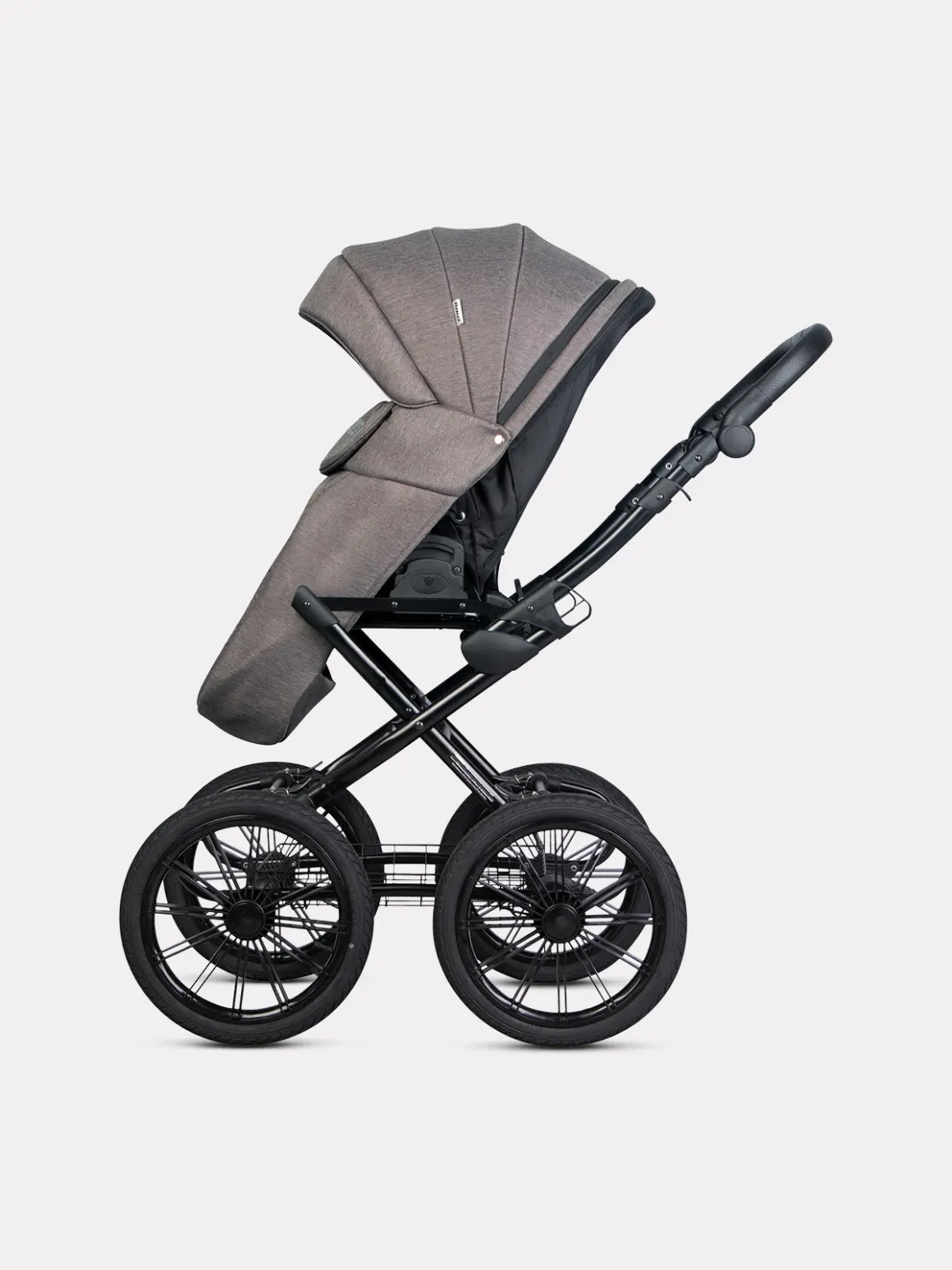 Детская универсальная коляска Riko Montana X Prestige 2 в 1 Basic 01 (коричневый) — фото 3