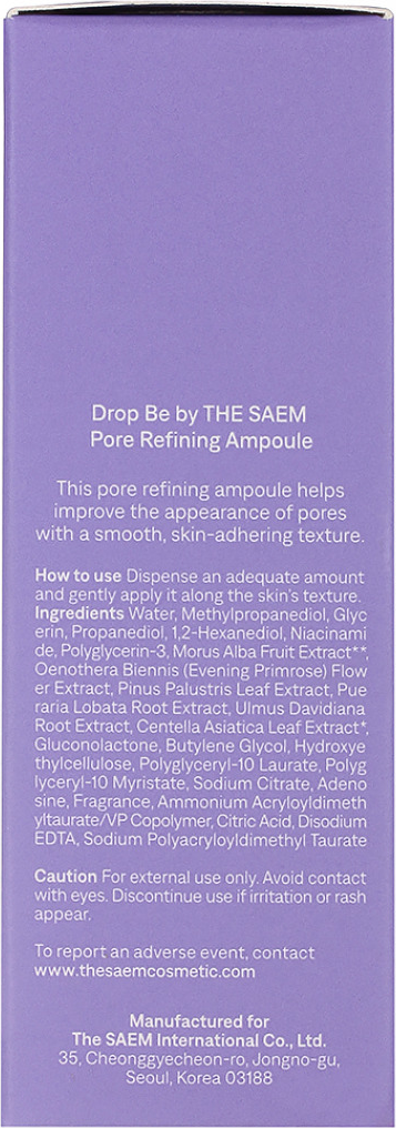 Сыворотка для лица The Saem Drop Be By Pore Refining Ampoule — фото 3