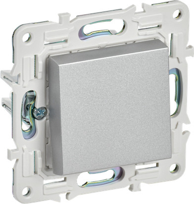 Выключатель IEK Skandy SK-V10-0-10-K23 (серебристый)