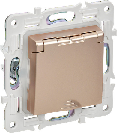 Розетка IEK Skandy SK-R16-16-44-K98 (песочный)