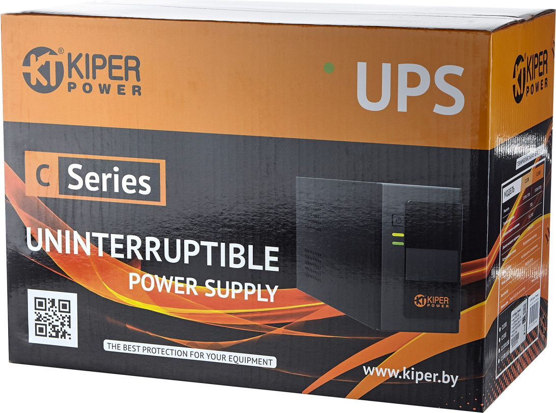 ИБП Kiper Power C1200 USB (1200VA/720W) — фото 6