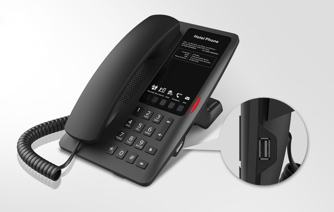 VoIP-телефон Fanvil H4W (черный) — фото 5