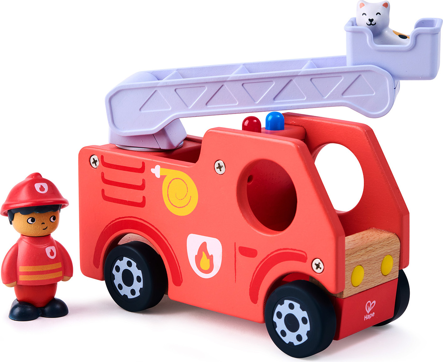Автомобиль игрушечный Hape Пожарная машина / E3440_HP — фото 6