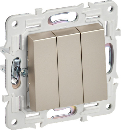 Выключатель IEK Skandy SK-V30-0-10-K37 (шампань)