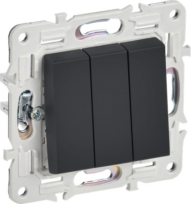 Выключатель IEK Skandy SK-V30-0-10-K53 (графит)