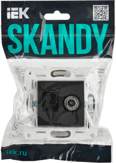 Розетка IEK Skandy SK-AK20-1-K48 (титан) — фото 2