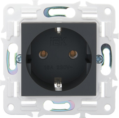 Розетка IEK Skandy SK-R11-16-K53 (графит) — фото 2