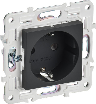Розетка IEK Skandy SK-R11-16-K53 (графит)