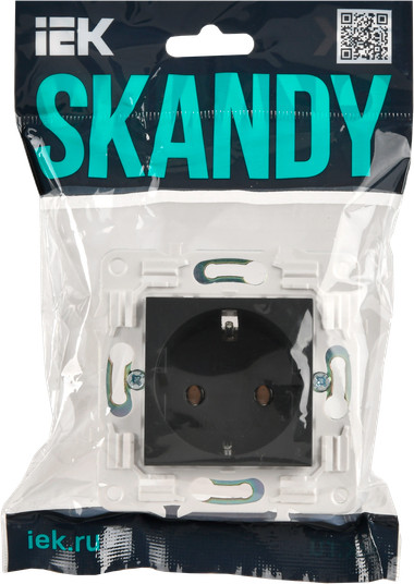 Розетка IEK Skandy SK-R11-16-K48 (титан) — фото 6