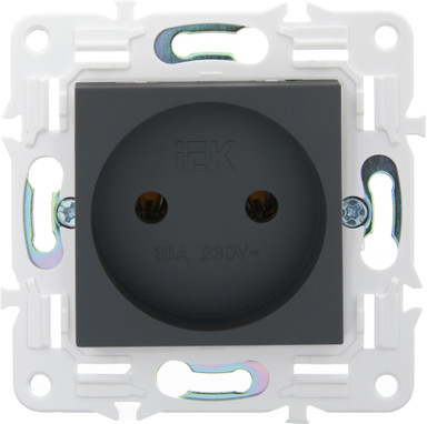 Розетка IEK Skandy SK-R10-10-K53 (графит) — фото 2