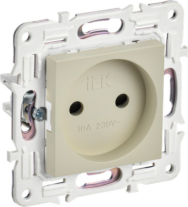 Розетка IEK Skandy SK-R13-10-K10 (бежевый)