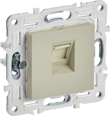 Розетка IEK Skandy SK-K10-1-K10 (бежевый)