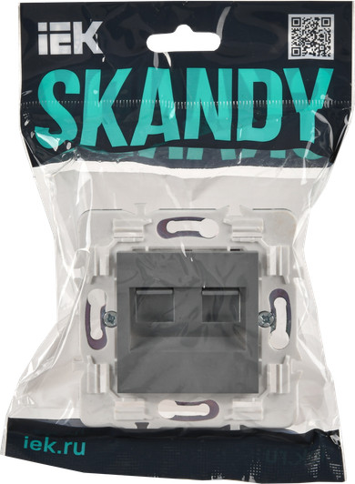 Розетка IEK Skandy SK-K20-1-K03 (серый) — фото 2