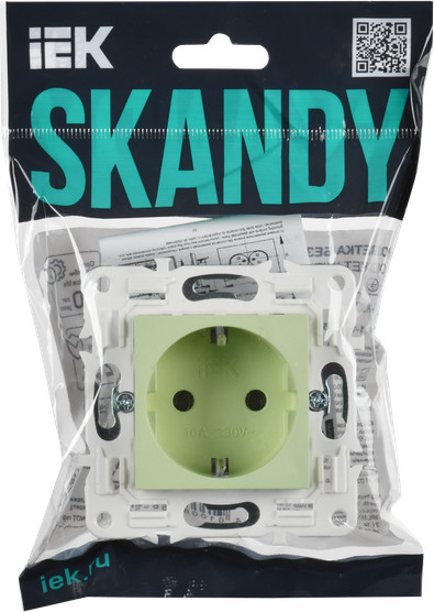 Розетка IEK Skandy SK-R11-16-K06 (мятный) — фото 6