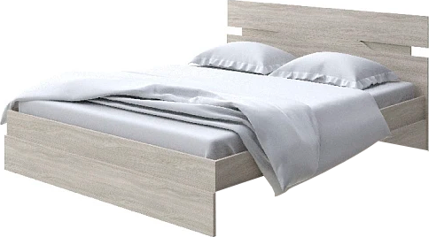 Полуторная кровать Proson Milton 140x200 (ясень шимо светлый)