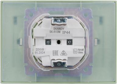 Розетка IEK Skandy SK-R26-16-44-K06-F (мятный) — фото 3