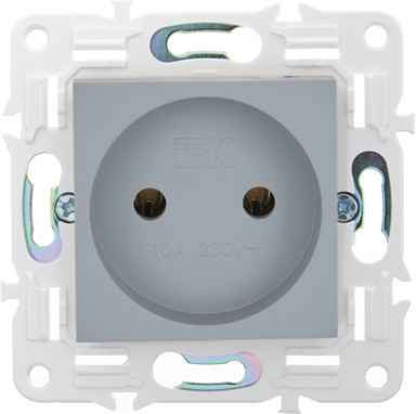 Розетка IEK Skandy SK-R10-10-K03 (серый) — фото 2