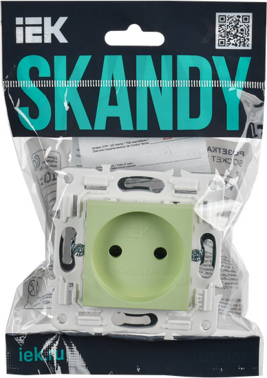 Розетка IEK Skandy SK-R10-10-K06 (мятный) — фото 6