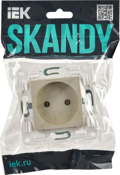 Розетка IEK Skandy SK-R10-10-K10 (бежевый) — фото 6