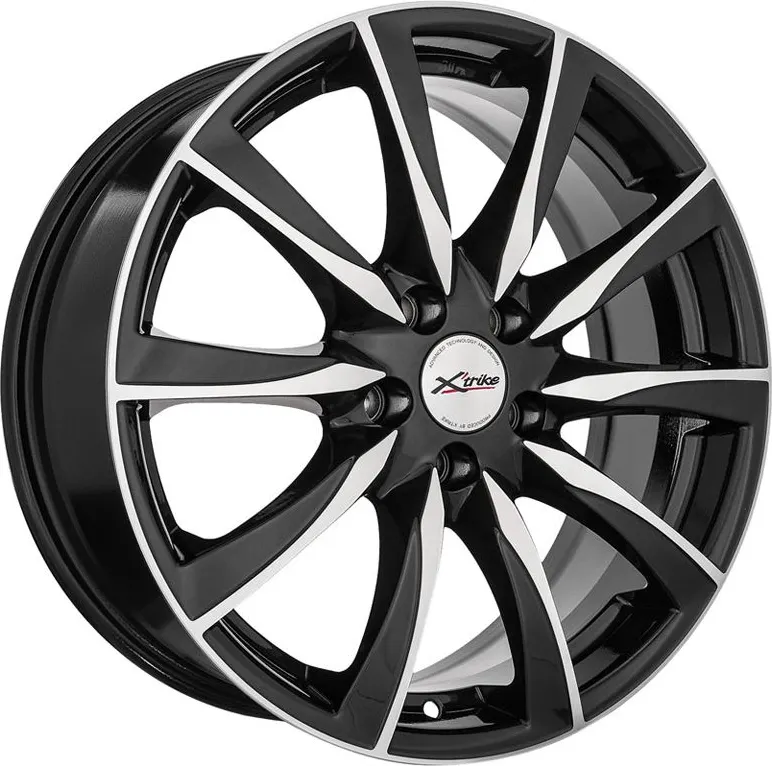 Литой диск X'trike X-120M Haval Jolion 17x7" 5x114.3мм DIA 66.6мм ET 37мм BK/FP